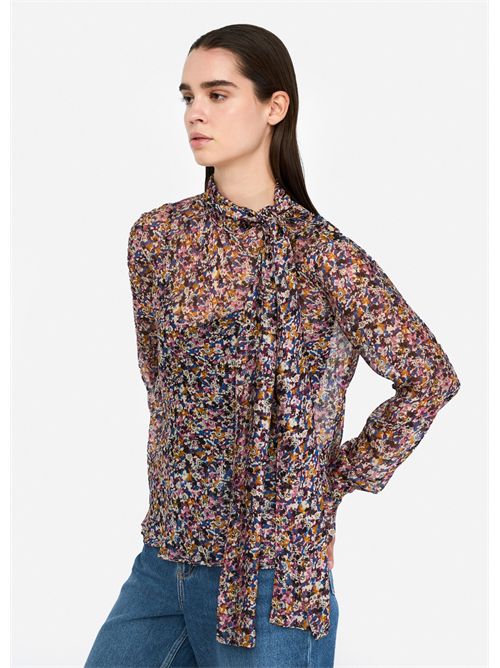 Top in chiffon di seta LIU JO | MF5386T2559/M9993